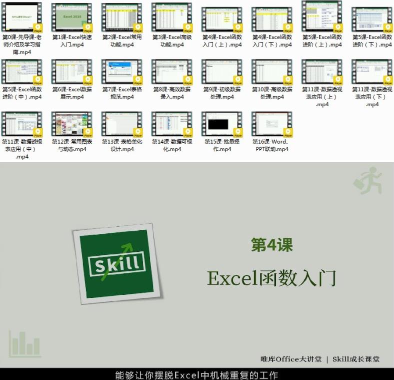 《高效有趣学excel 轻松入门到高阶》高清视频版 办公人员必备 一看就会插图 《高效有趣学excel 轻松入门到高阶》高清视频版 办公人员必备 一看就会