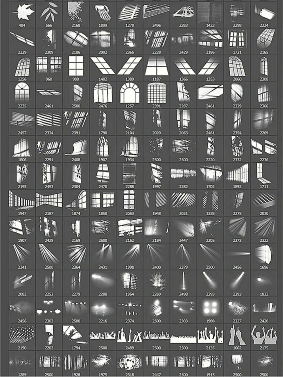PS光影笔刷:200款超实用真实场景光影插图 PS光影笔刷:200款超实用真实场景光影