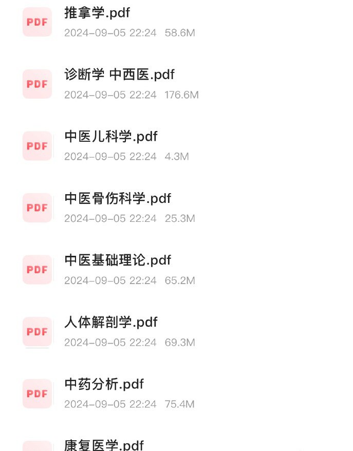 大学中医课本38本插图 大学中医课本38本