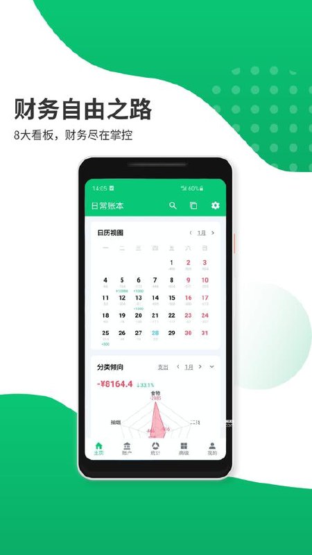 薄荷记账 v10.8.0 记录每天的支出收入,解锁会员版插图 薄荷记账 v10.8.0 记录每天的支出收入,解锁会员版