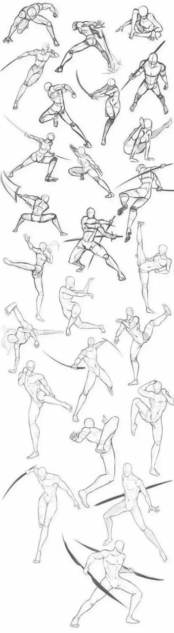 【动漫素描必备】人体速写动漫人物手绘技法教程插图 【动漫素描必备】人体速写动漫人物手绘技法教程