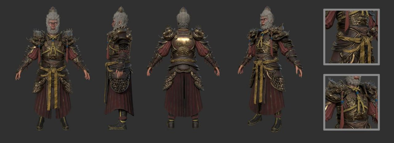 Blender黑神话悟空3D模型系列合集插图 Blender黑神话悟空3D模型系列合集