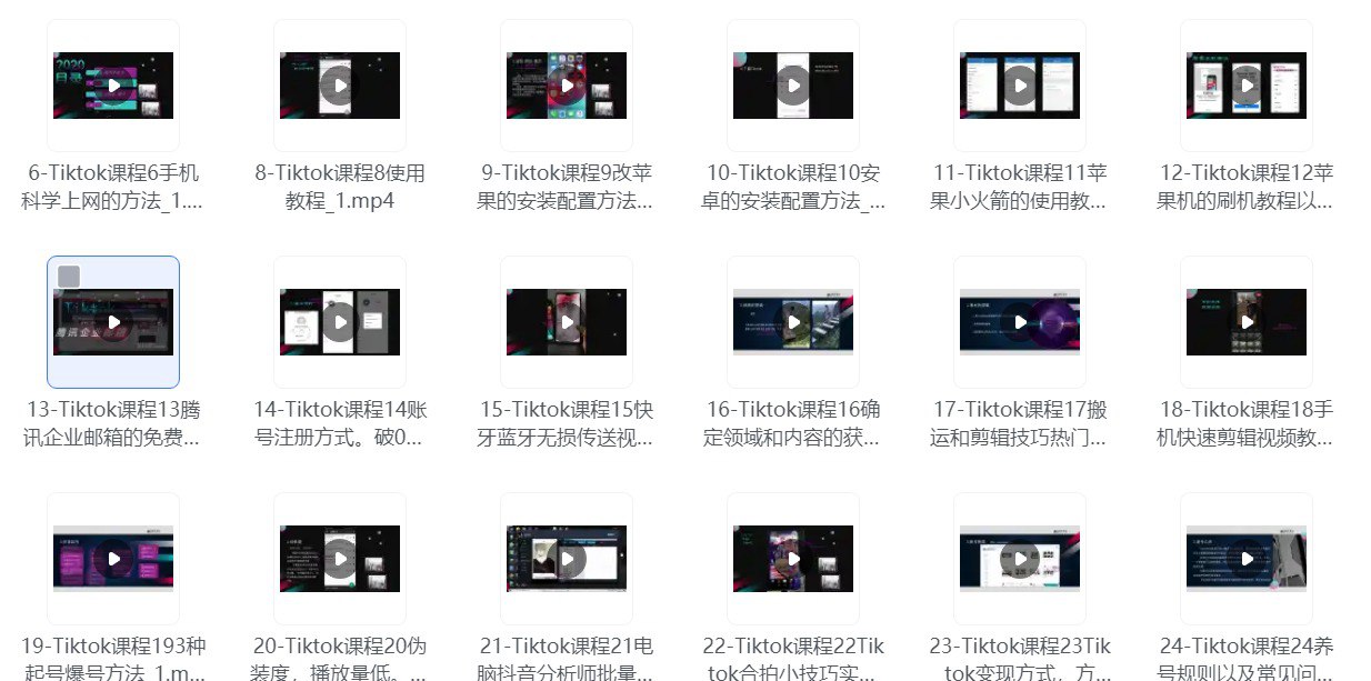Tiktok运营实战从0-1教学课程插图 Tiktok运营实战从0-1教学课程