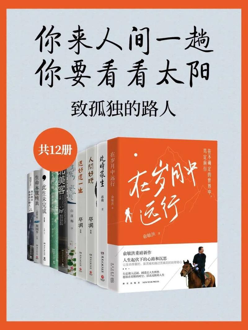 你来人间一趟,你要看看太阳:致孤独的路人(共12册)插图 你来人间一趟,你要看看太阳:致孤独的路人(共12册)