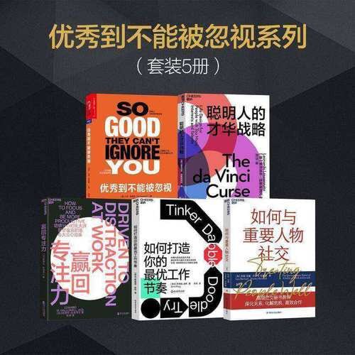 《优秀到不能被忽视系列》套装共5册插图 《优秀到不能被忽视系列》套装共5册