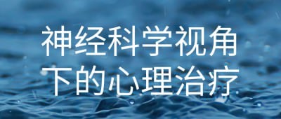 神经科学视角下的心理治疗插图 神经科学视角下的心理治疗