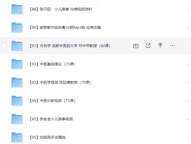 中医自学课程合集 诊断学+分剂学+儿科学+妇科学 名师亲授插图 中医自学课程合集 诊断学+分剂学+儿科学+妇科学 名师亲授