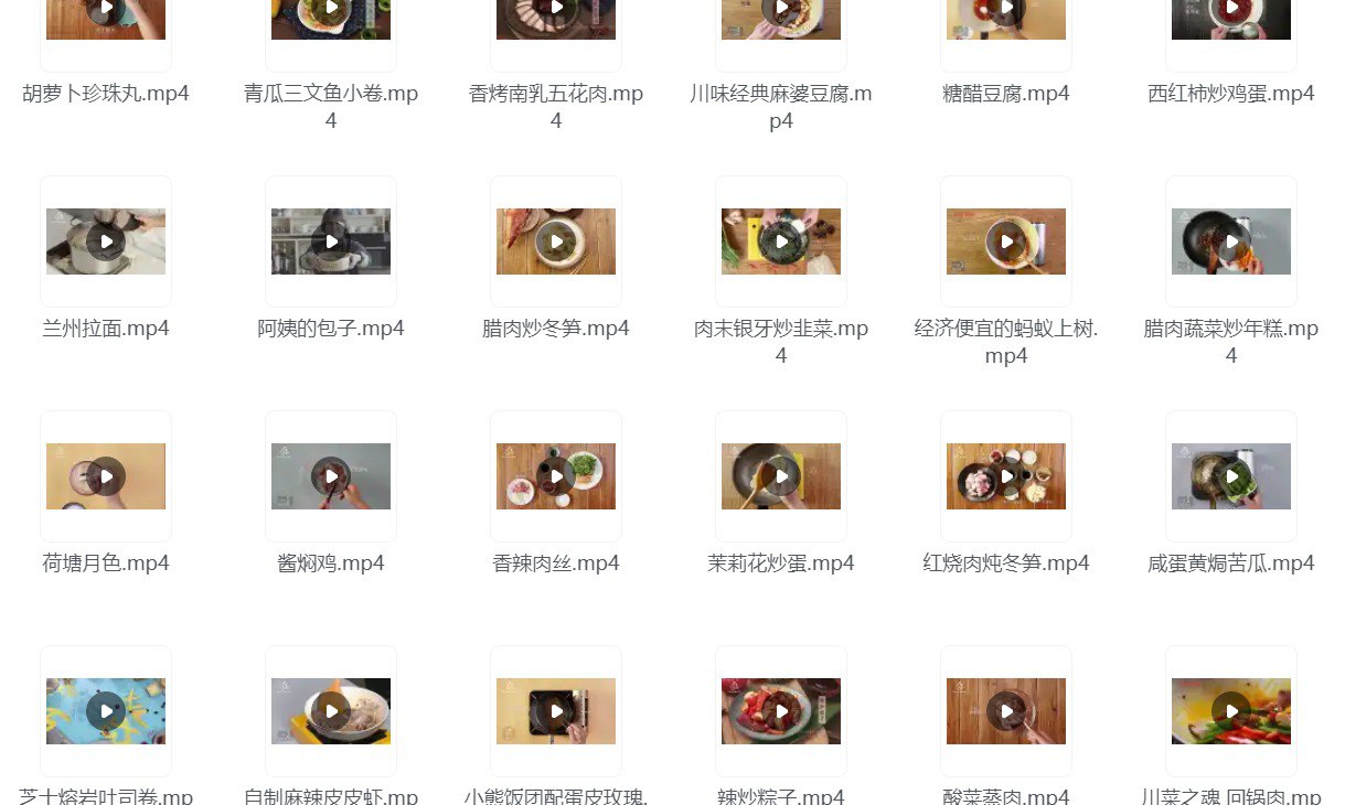各地经典100道名菜制作视频教程合集 珍藏资源插图 各地经典100道名菜制作视频教程合集 珍藏资源