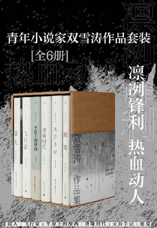 青年小说家双雪涛作品套装(全6册)插图 青年小说家双雪涛作品套装(全6册)