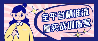 全平台精准流量实战训练营插图 全平台精准流量实战训练营
