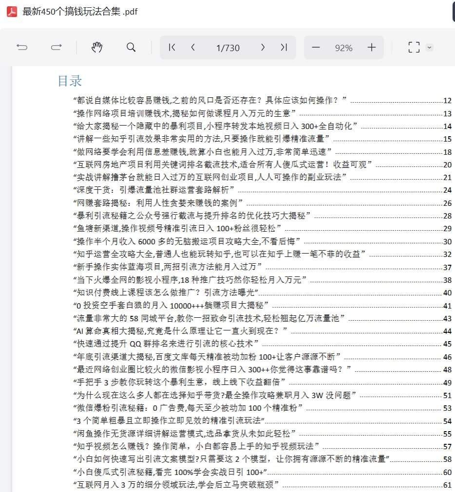 450个搞钱野路子项目解析,2025网络创业指南插图 450个搞钱野路子项目解析,2025网络创业指南