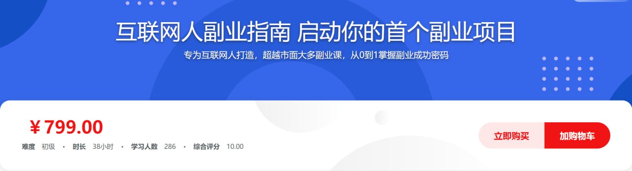 互联网人副业指南 传授思维与方法 启动你的首个项目插图 互联网人副业指南 传授思维与方法 启动你的首个项目