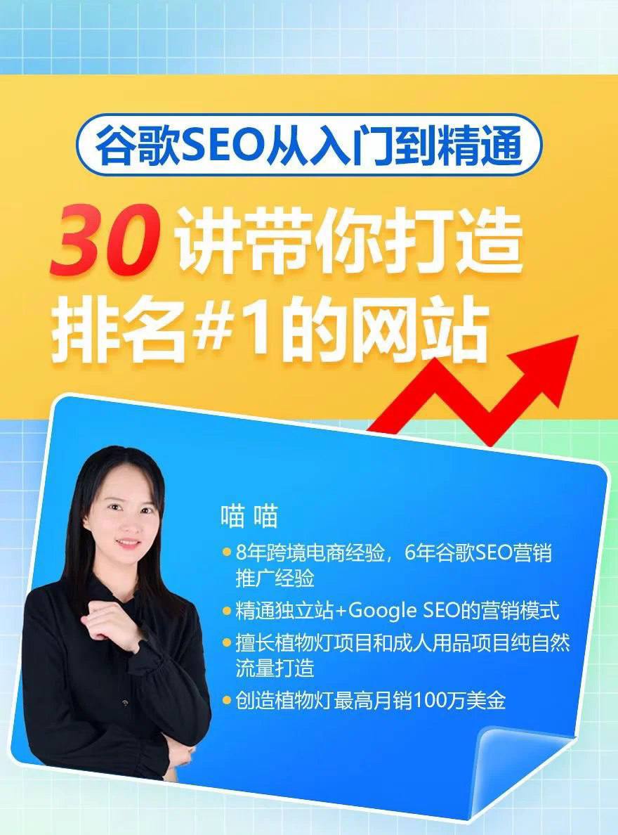 谷歌SEO从入门到精通,30讲带你打造排名插图 谷歌SEO从入门到精通,30讲带你打造排名