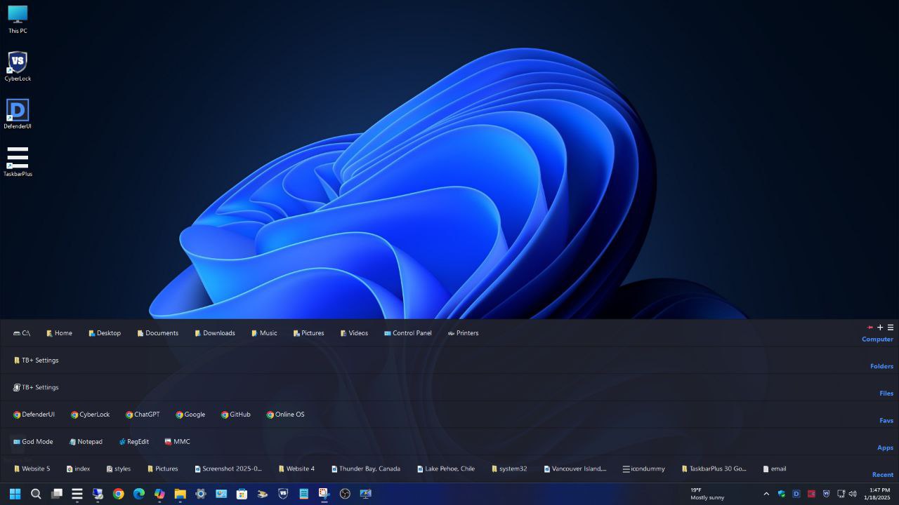 TaskbarPlus – Windows 任务栏增强工具插图 TaskbarPlus - Windows 任务栏增强工具