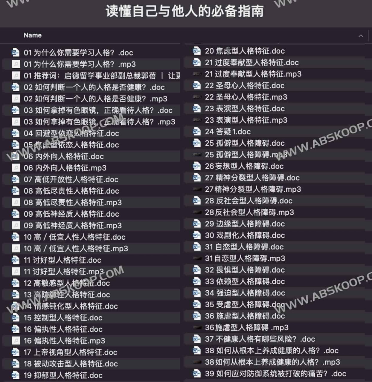 实用人格手册:读懂自己与他人的必备指南插图 实用人格手册:读懂自己与他人的必备指南