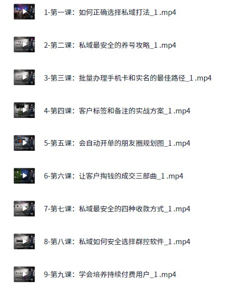 私域0基础入门课,全面掌握私域运营知识【mp4】插图 私域0基础入门课,全面掌握私域运营知识【mp4】