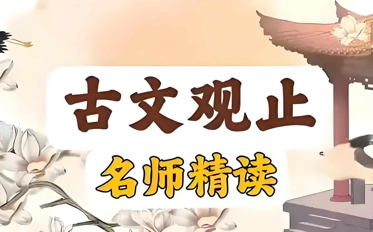 晓晓老师《“古文观止”精读课》