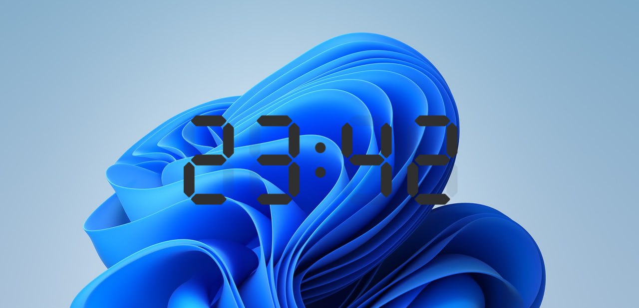 DigitalClock5 – 一款win系统的桌面时钟插图 DigitalClock5 - 一款win系统的桌面时钟