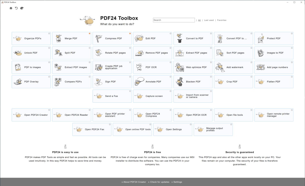 PDF24 Creator(PDF工具箱) v11.27 电脑版插图 PDF24 Creator(PDF工具箱) v11.27 电脑版