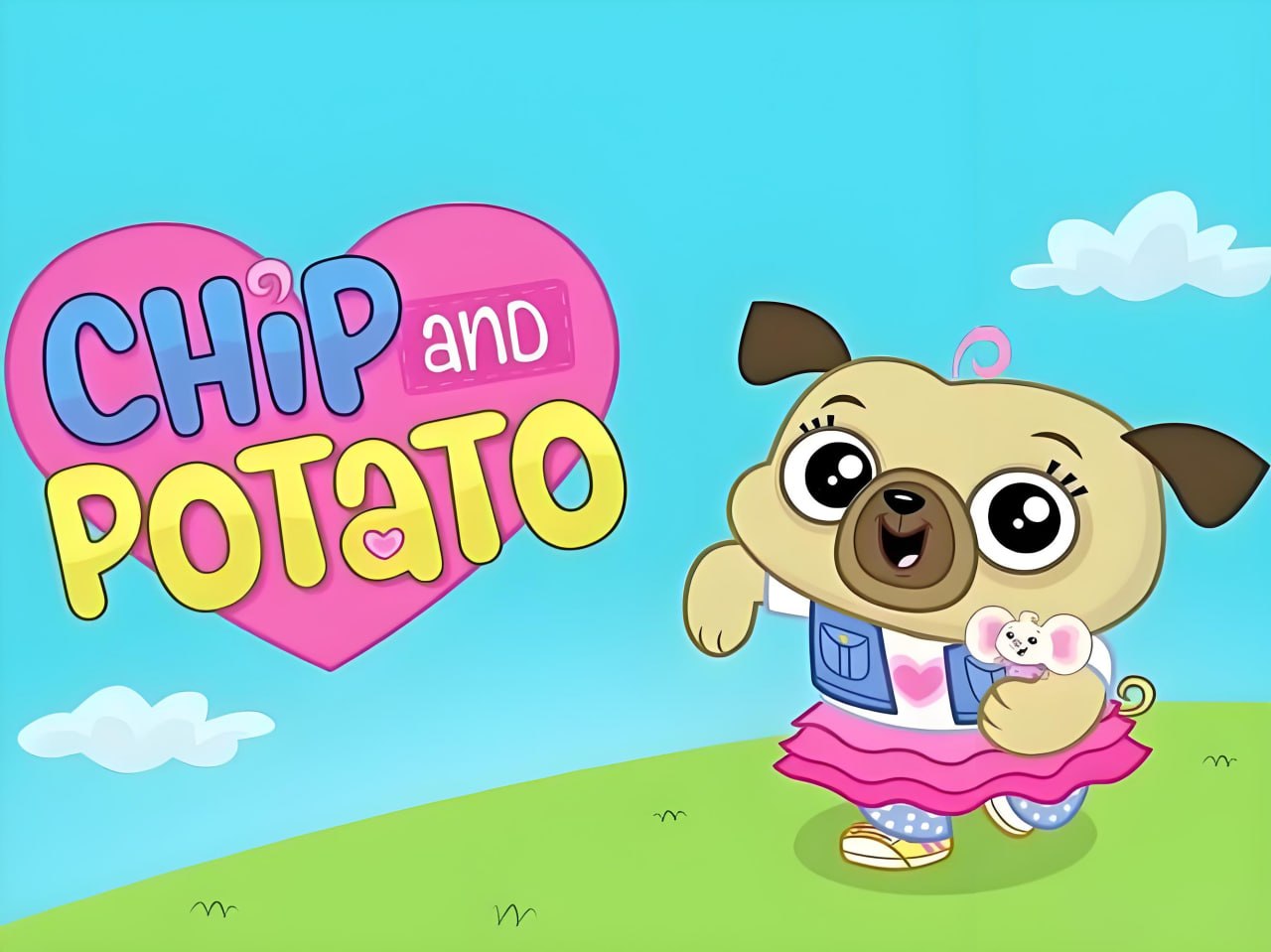 幼儿英语启蒙动画《萌宠幼儿园 Chip And Potato (1-3季) 》