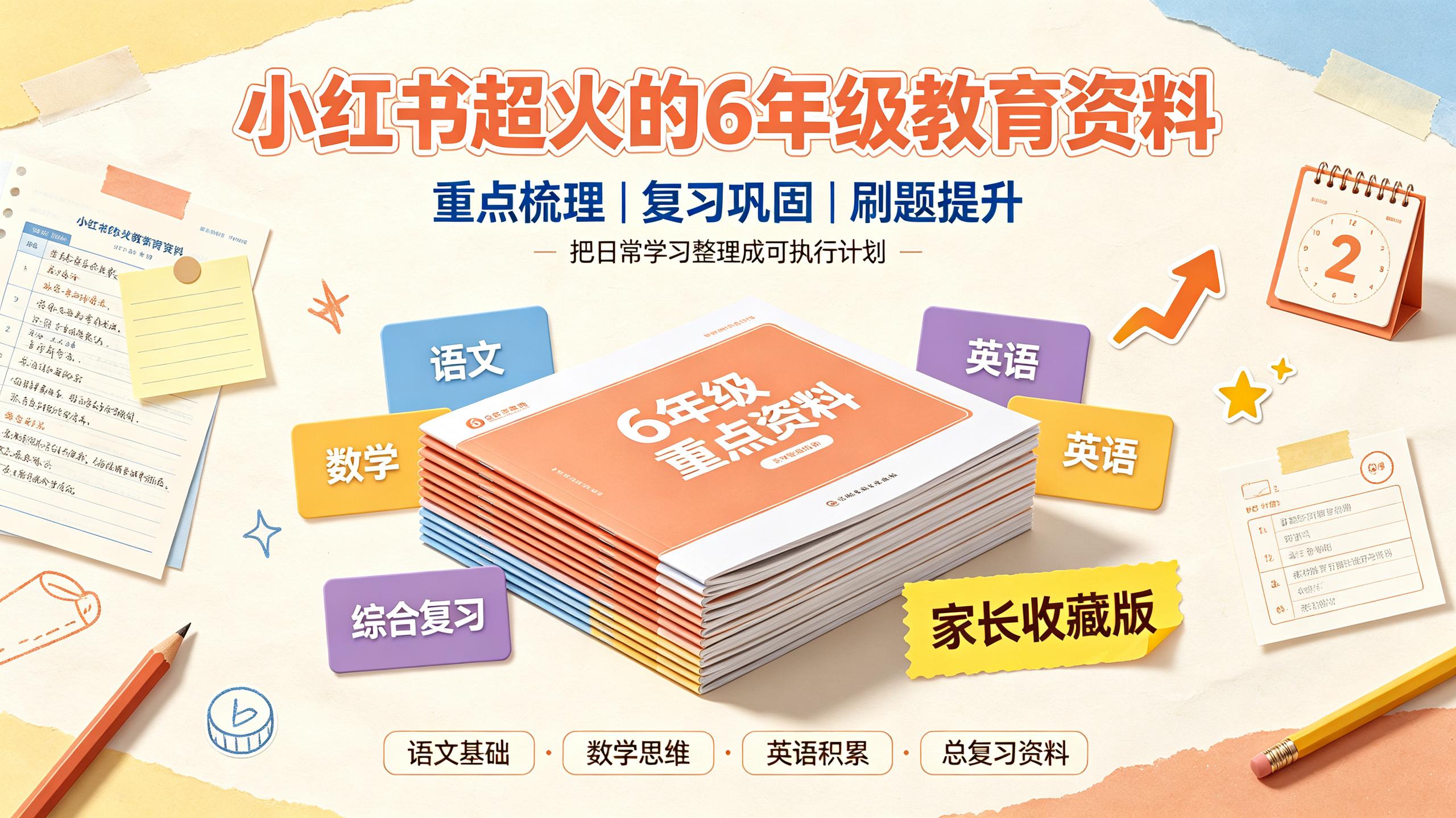 《小红书超火6年级教育资料》｜小升初必备知识点｜电子版可打印