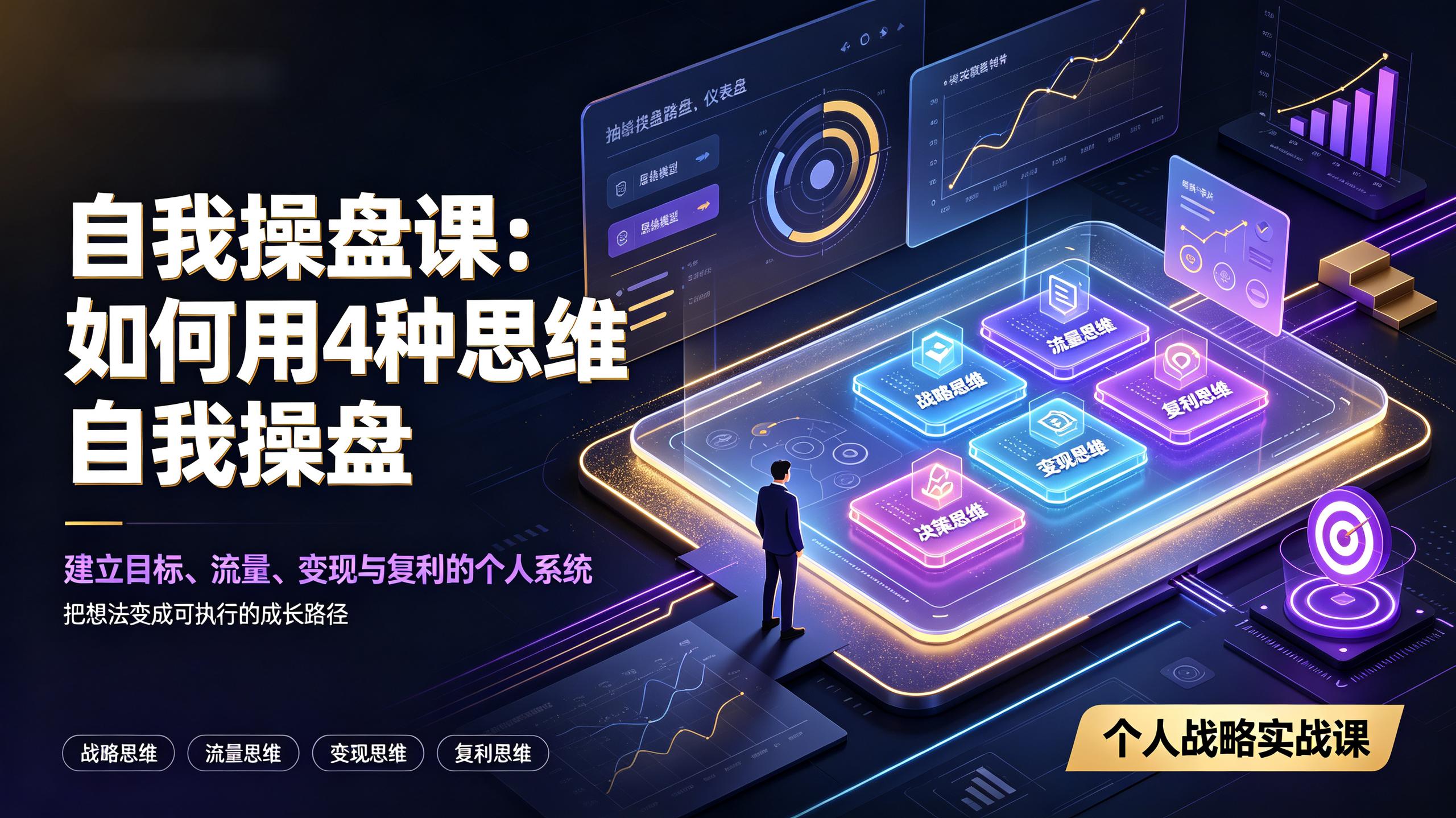 自我操盘课：如何用经政军哲4种思维自我操盘