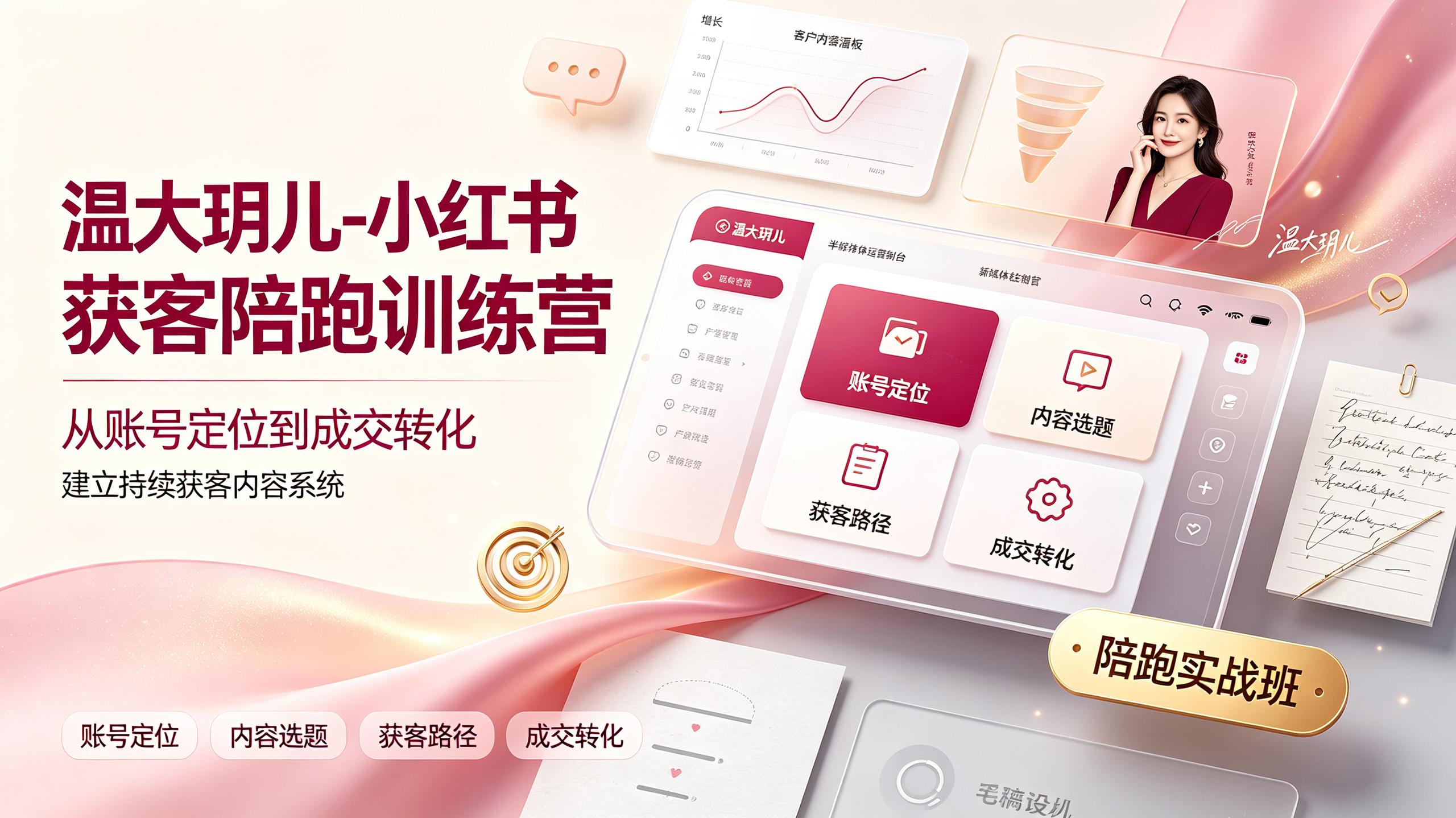 温大玥儿-小红书获客陪跑训练营插图 温大玥儿-小红书获客陪跑训练营