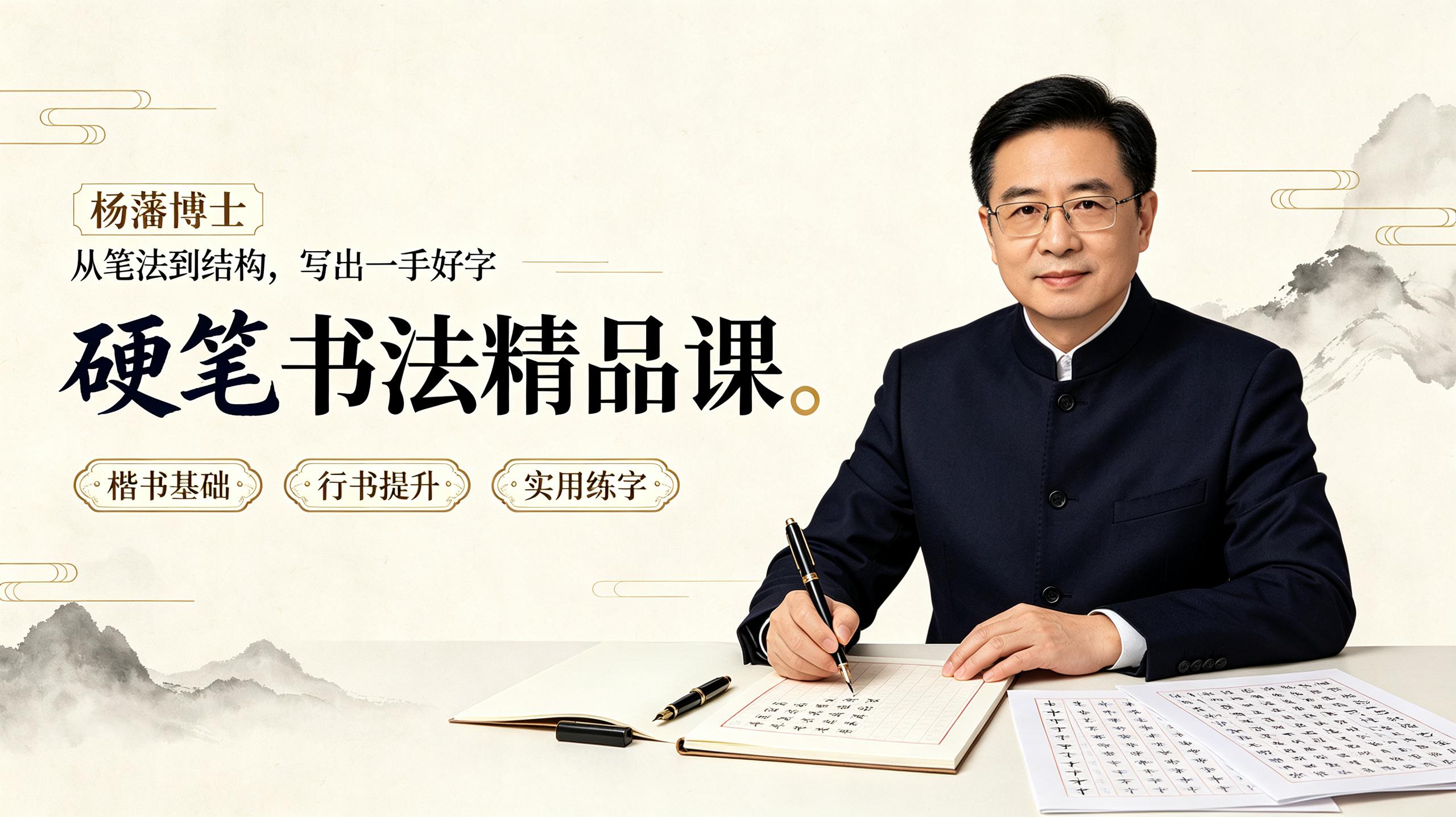 杨藩博士硬笔书法精品课