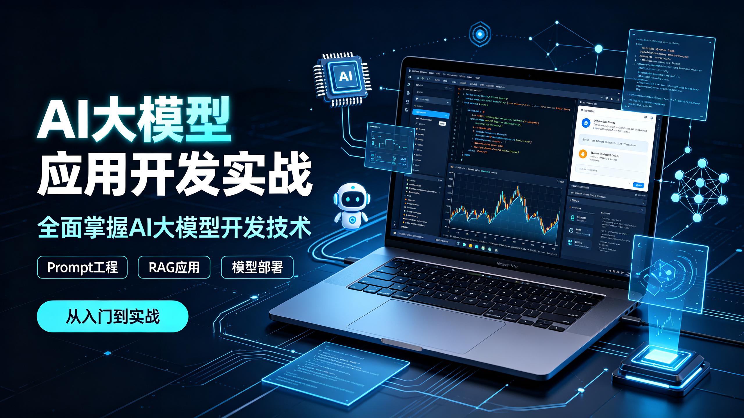 AI大模型应用开发实战，全面掌握AI大模型开发技术