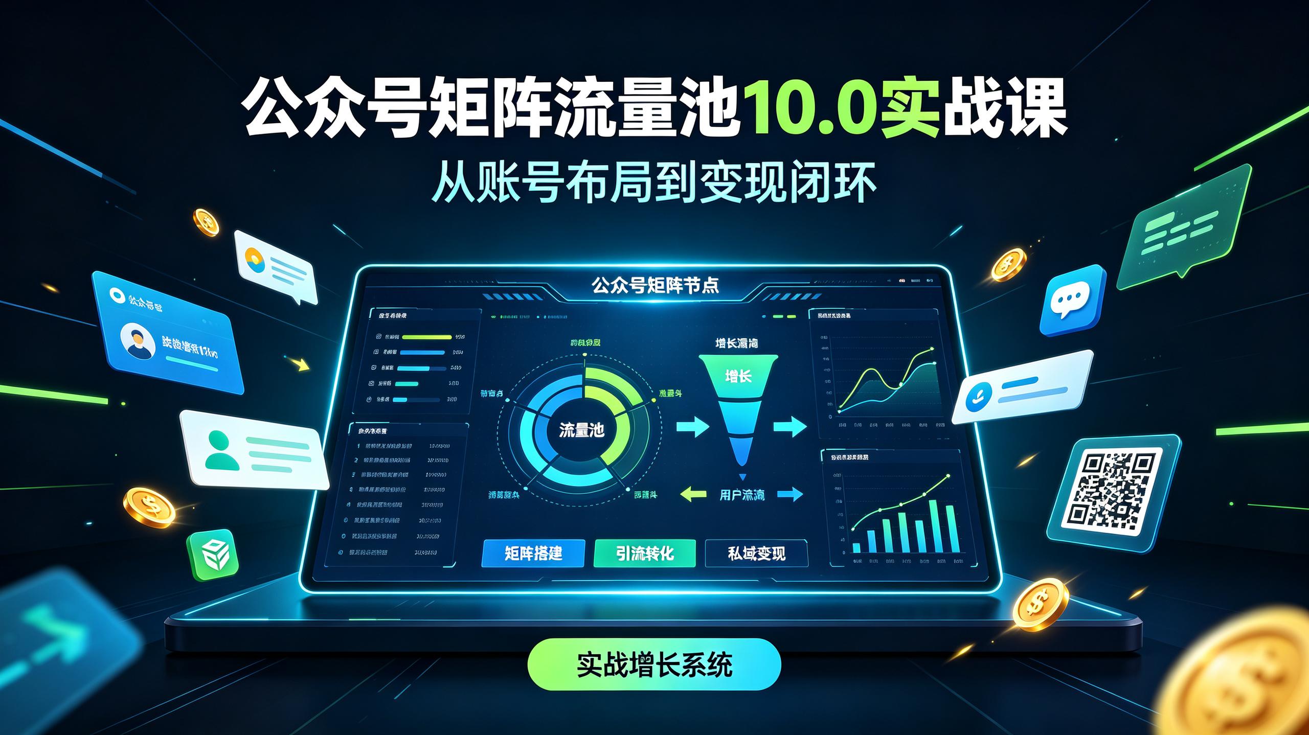 公众号矩阵流量池10.0实战课
