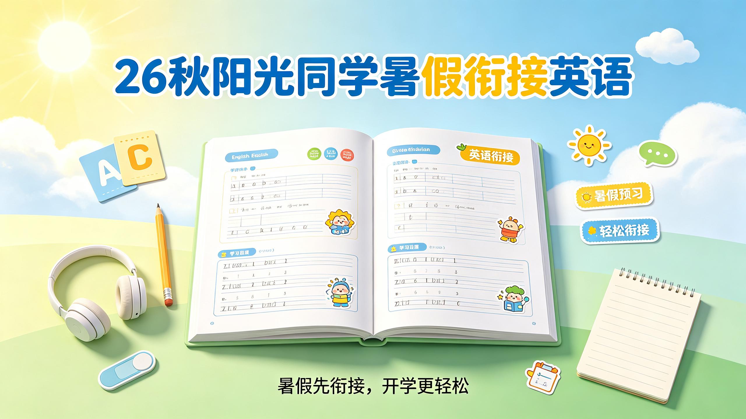 26秋阳光同学暑假衔接英语插图 26秋阳光同学暑假衔接英语
