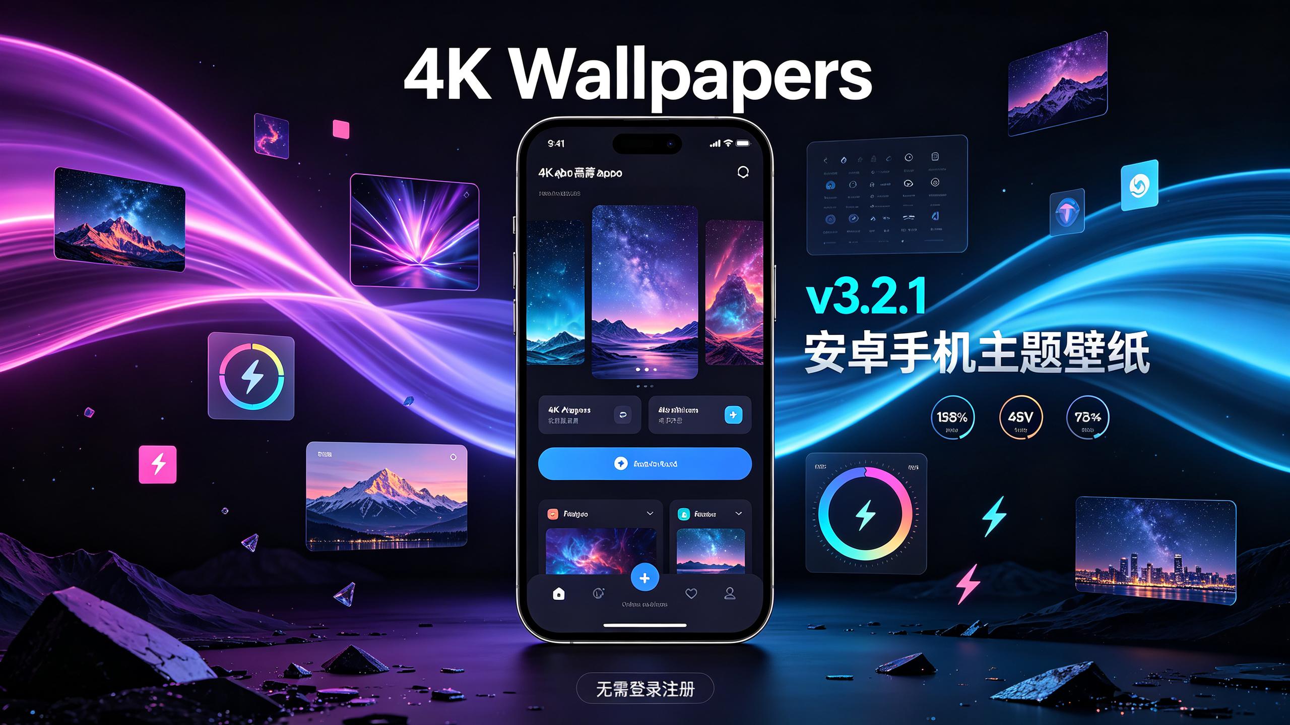4K Wallpapers v3.2.1 安卓手机主题壁纸软件,无需登录注册插图 4K Wallpapers v3.2.1 安卓手机主题壁纸软件,无需登录注册