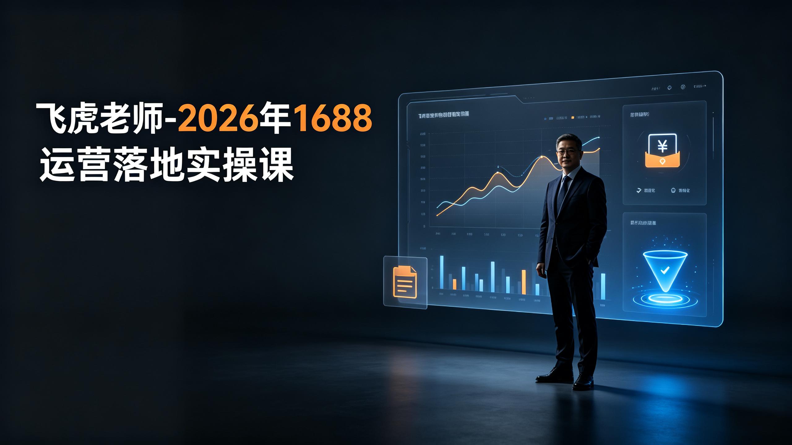 飞虎老师-2026年1688运营落地实操课插图 飞虎老师-2026年1688运营落地实操课
