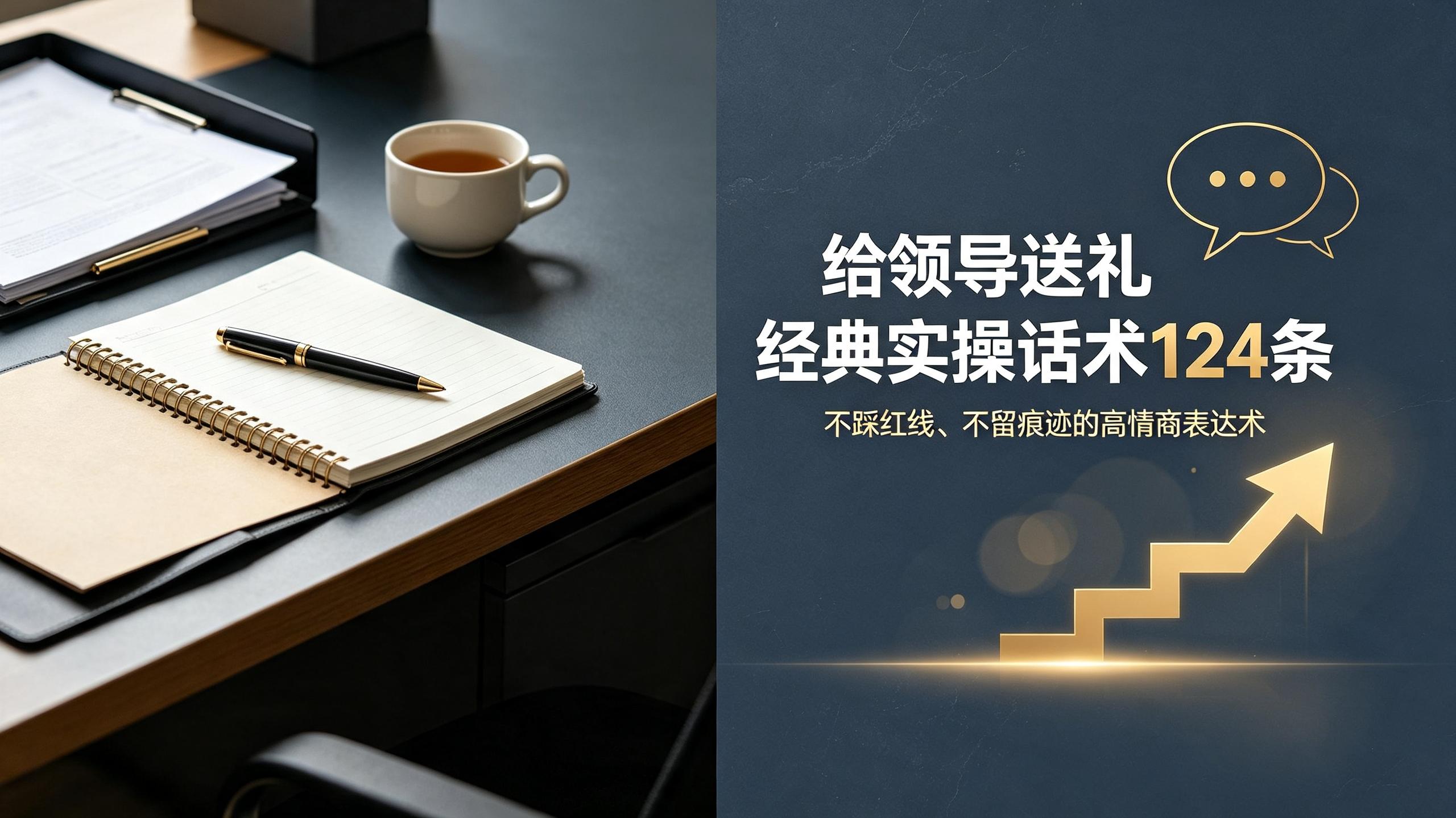 《给领导送礼经典实操话术124条》：不踩红线、不留痕迹的高情商表达术